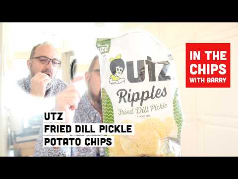 🇺🇸 Utz Fried Dill Pickle Potato Chips on In The Chips with Barry