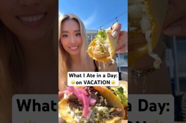 What I ate on VACATION ☀️💫🤤 in Pismo Beach #foodie #whatieatinaday #losangeles