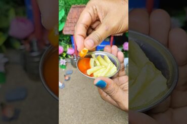 Mini French fries 🍟Cooking 🍳 | Miniature Cooking | Tiny Village Cooking #shorts