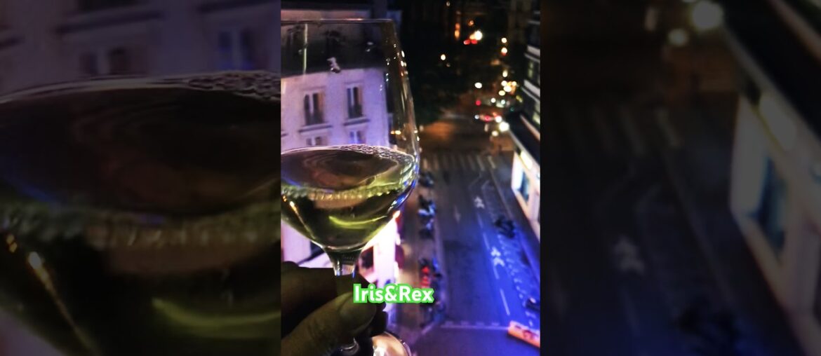 View of Paris from above, as night falls #france #travel Iris & Rex Blog