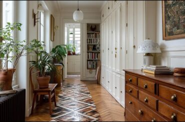 Inside a Warm Parisian Apartment: Timeless French Elegance with Cozy Modern Touches