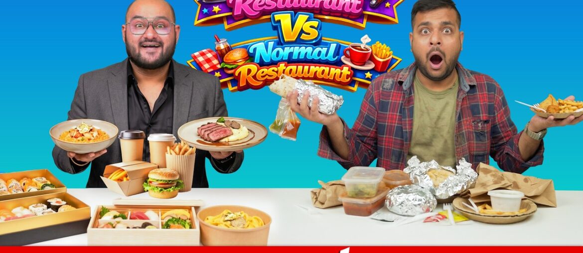 Zomato Gourmet Restaurant Vs Normal Restaurant Food Comparison | Viwa Food World