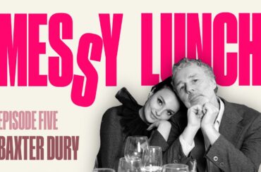 Baxter Dury - On Messy Lunch Episode 5 at Otto's in Farringdon