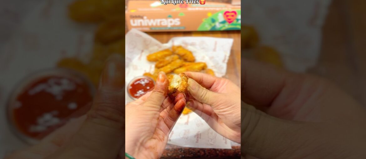 Crispy Kurkure Fries Recipe 😍🔥 | Better Than French Fries! #shorts