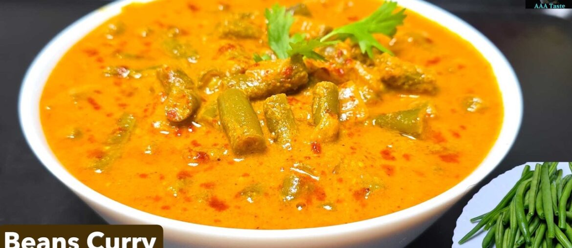 French Beans Masala | Veg Curry /Masala | Beans Curry | #veganrecipes