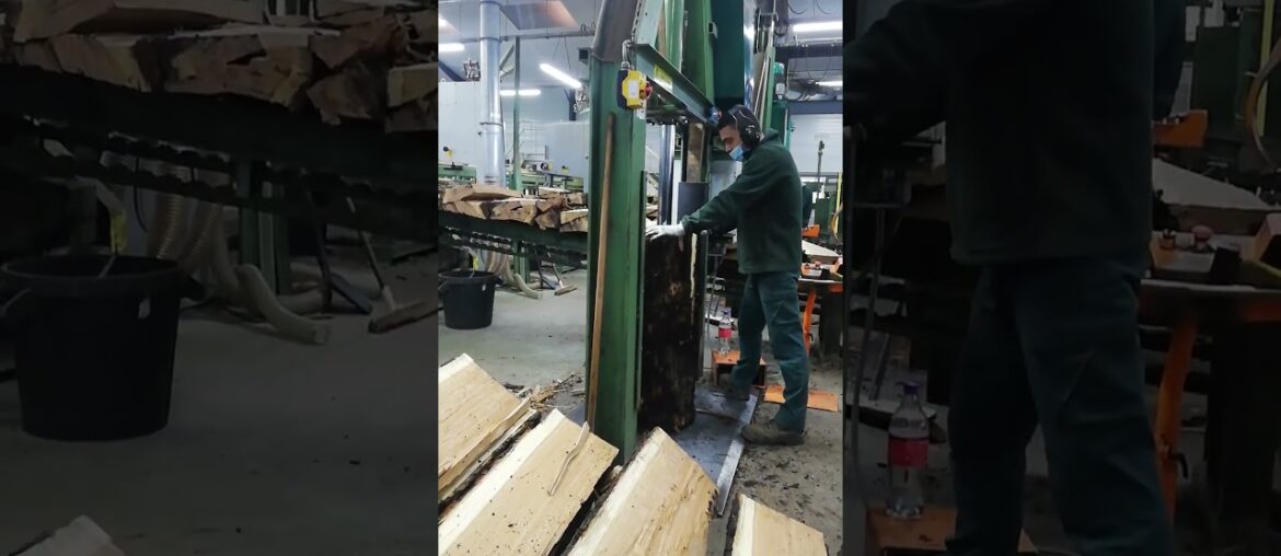 Preparing Oak Logs for French Wine Barriques 🪵🛠️🇫🇷 Preparing Oak Logs for French Wine Barriques 🪵🛠️🇫🇷