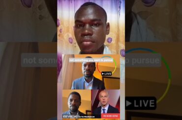 Bobi Wine answering the question at France 24 from USA #shorts