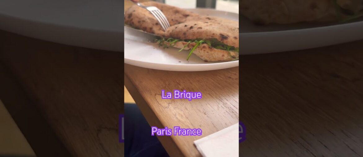 Local gem in Paris! #travelvlog #travel #france #paris #pizza #pizzalover #gourmetguide #frenchfood