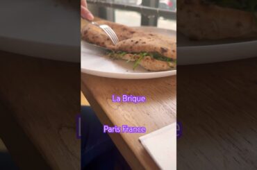 Local gem in Paris! #travelvlog #travel #france #paris #pizza #pizzalover #gourmetguide #frenchfood