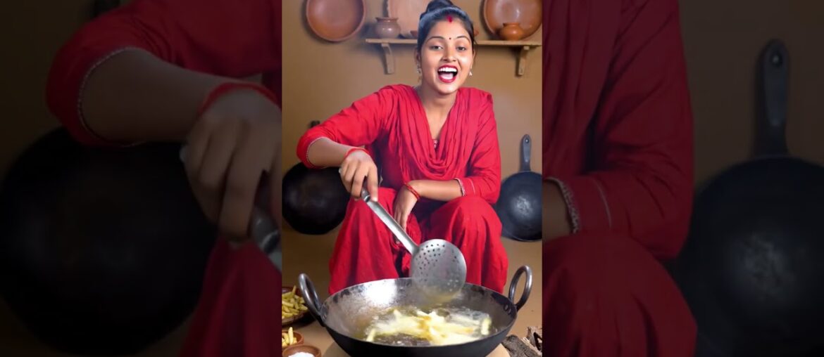 Village Style French Fries 🍟 #like #villagelife #frenchfries #ai