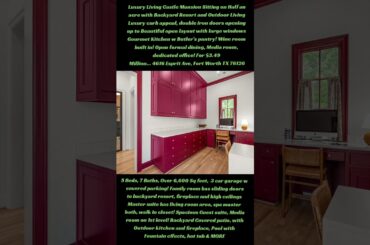 Luxury Living Castle Mansion on half an acre with wine room, Gourmet Kitchen, Backyard Resort + More