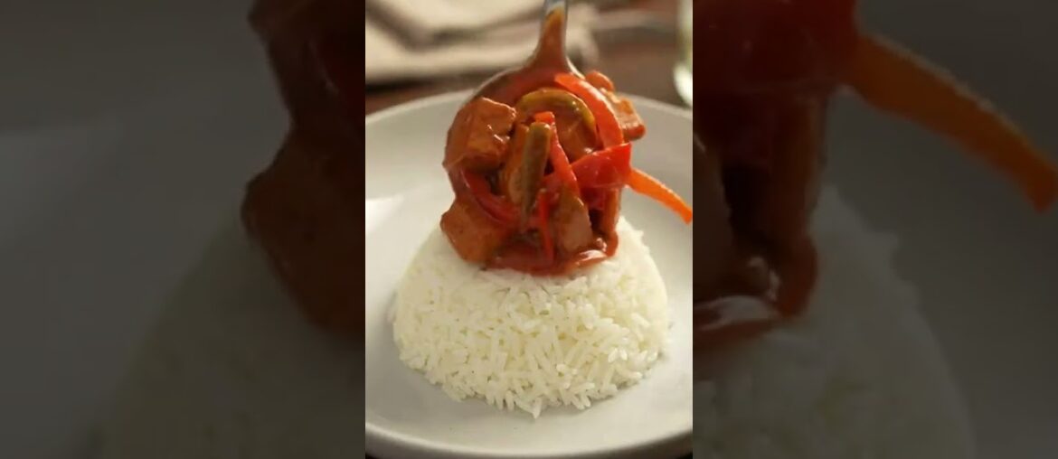 Vegetarian "Poulet" Basquaise | Hearty French Pepper Stew Recipe (Vegan Option)#MediterraneanDiet