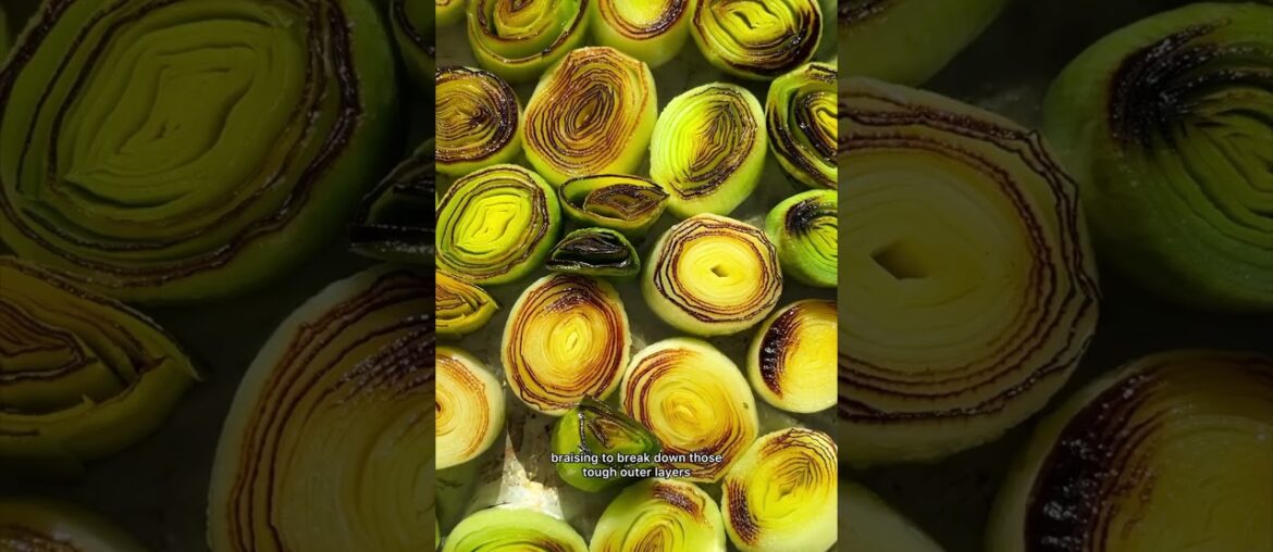 CREAMY BRAISED LEEKS | melt-in-your-mouth french-braised leeks