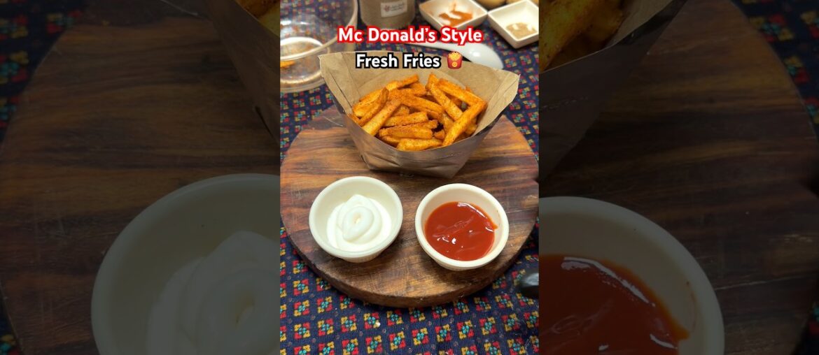 Aise French Fries banaye to market wale bhi fail | #fries #frenchfries #recipe #food #foodie #shorts