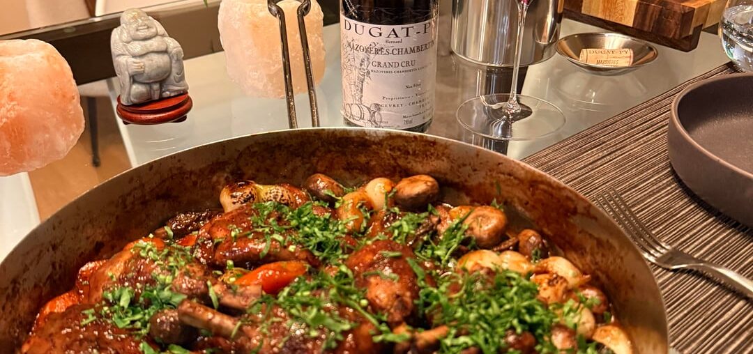 2006 Dugat-Py Mazoyeres-Chambertin with Coq au Vin 2006 Dugat-Py Mazoyeres-Chambertin with Coq au Vin