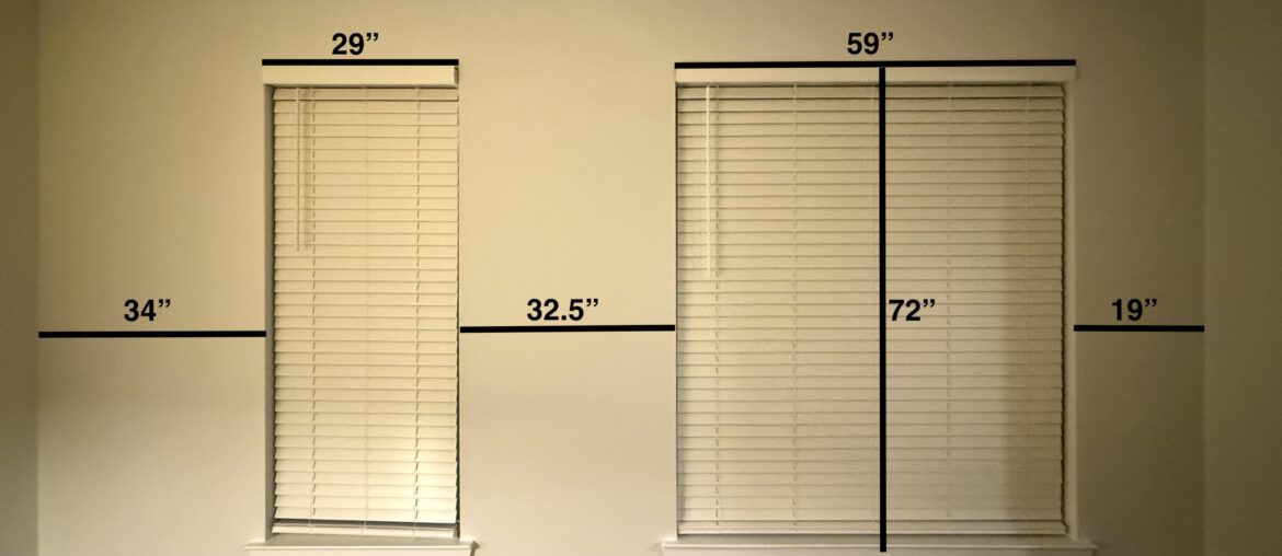 How to choose curtains for differently-sized windows?