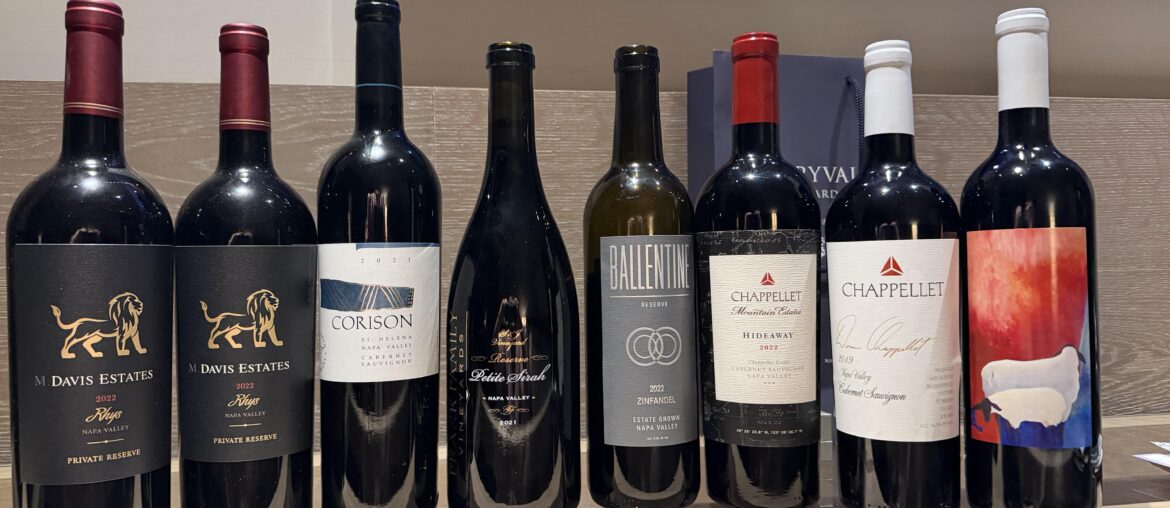 Napa engagement trip souvenirs.