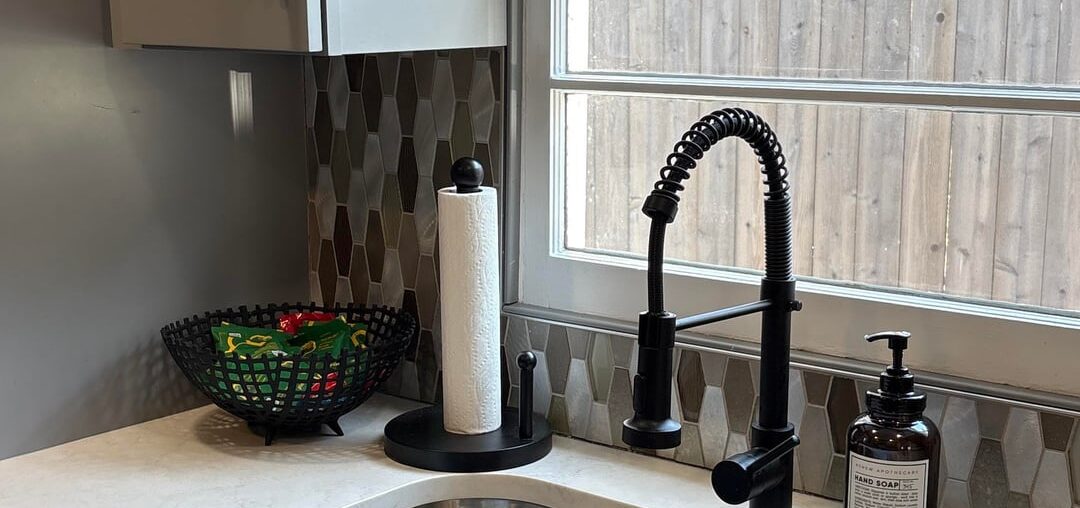 How can I make a grey kitchen less grey?