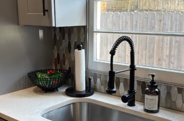 How can I make a grey kitchen less grey?
