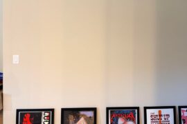 Help on empty wall poster placement