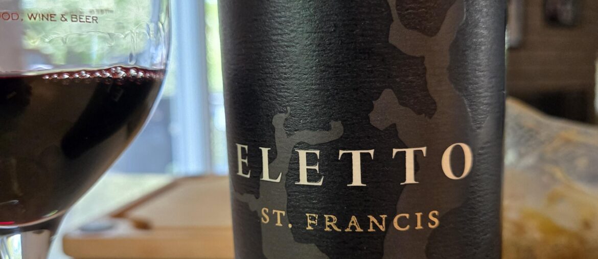 St Francis 2018 Eletto old vine zinfandel, Sonoma County