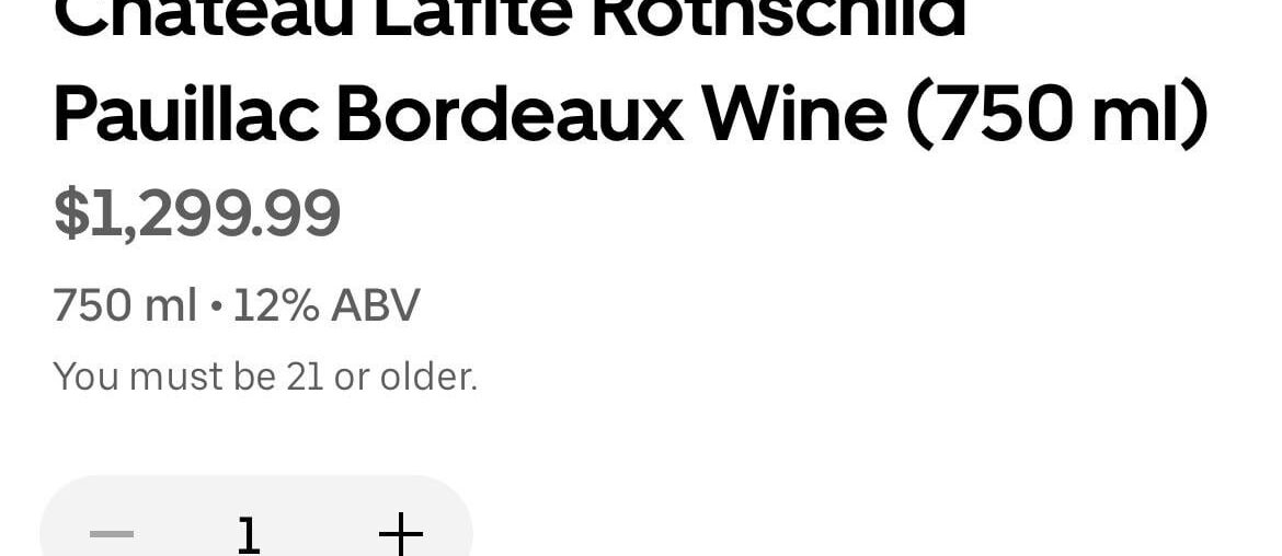 Do you think uber eats would actually deliver this if I ordered it?