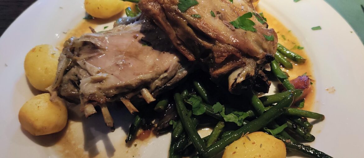 Goat, at a local greek restaurant