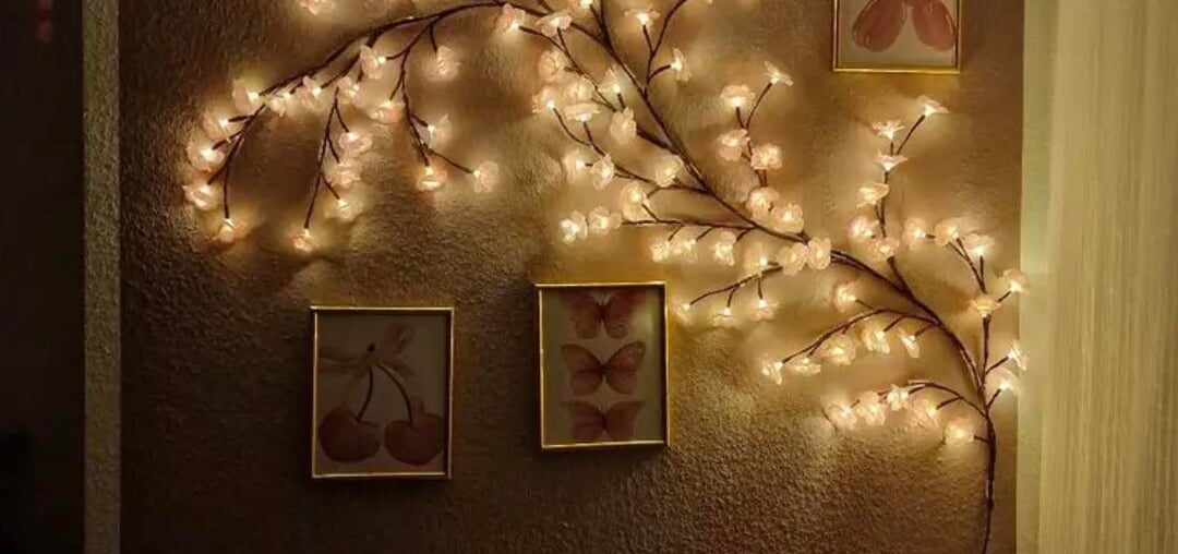 My sister and I had so much fun decorating with this! It looks absolutely beautiful and gives such a cozy vibe. We even put it in our bedroom and it made the whole room look magical My sister and I had so much fun decorating with this! It looks absolutely beautiful and gives such a cozy vibe. We even put it in our bedroom and it made the whole room look magical