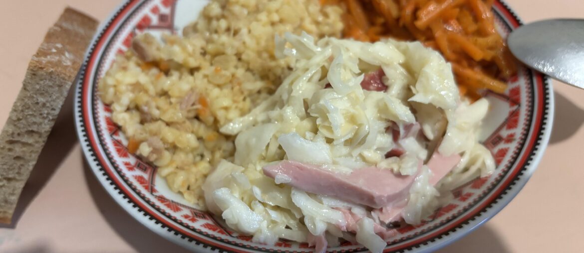 Dinner time in my military unit somewhere in my country (Ukraine)