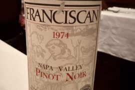 Anniversary wine at Berns tonight.