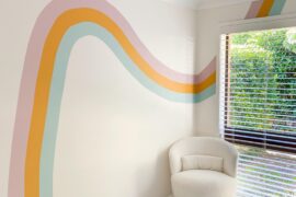 Painted my kid’s bedroom wall