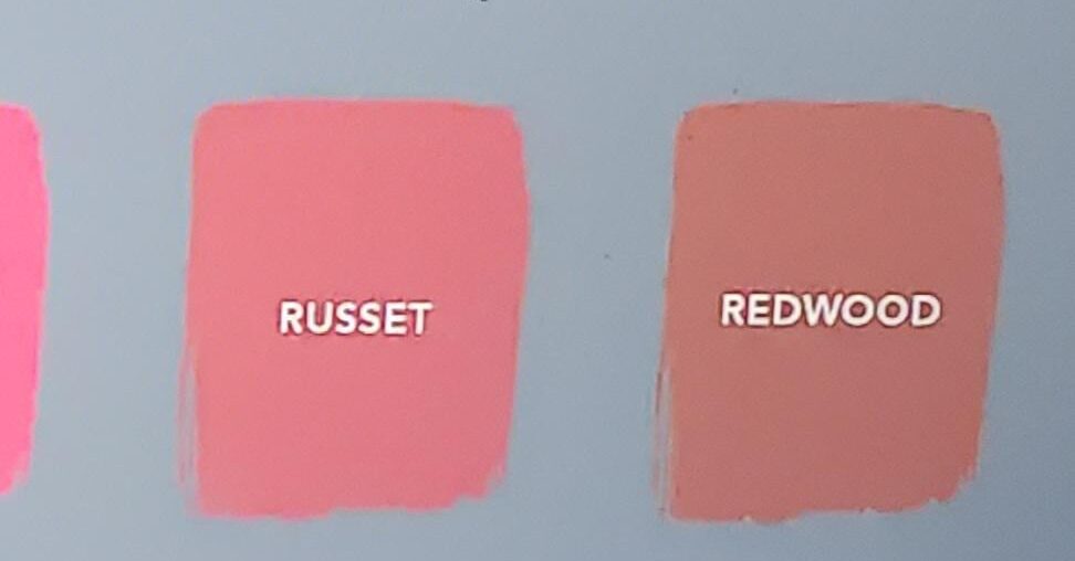 What paint colour can go with a black feature wall and smoked oak furniture?