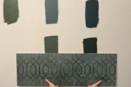 Please help me choose the paint color for this tile!
