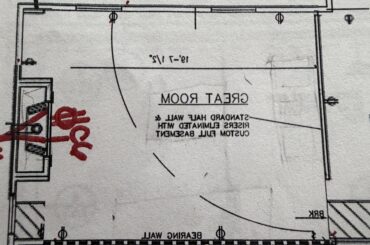 How would you place tables/chairs/couches in this great room?