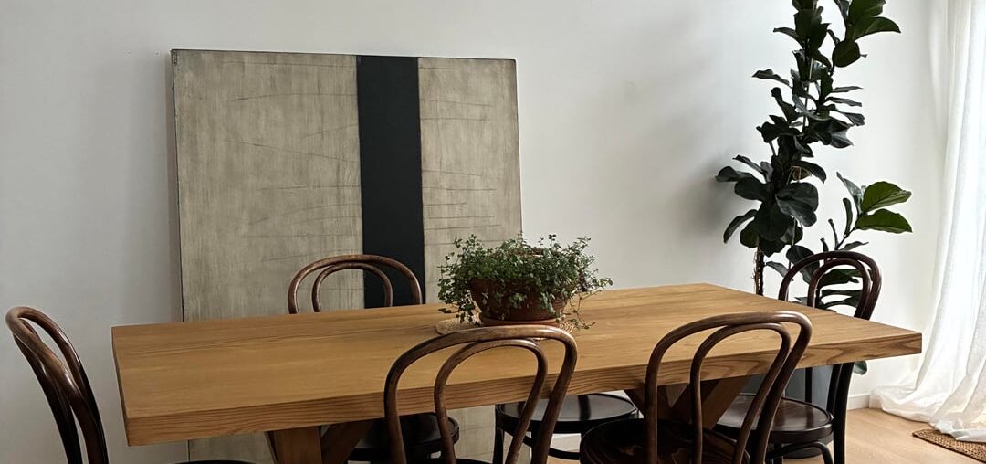 New (recycled) chairs have transformed my dining space