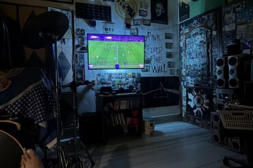 One half of my room. “To watch or listen to” side of the room.