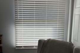 Best way to hang curtains over blinds with a valence?