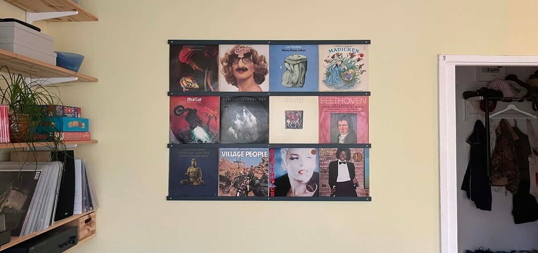 Turned my vinyl record collection into wall art!