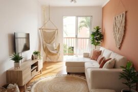 Eu estava travada na decoração da sala, então deixei uma AI sugerir o projeto.