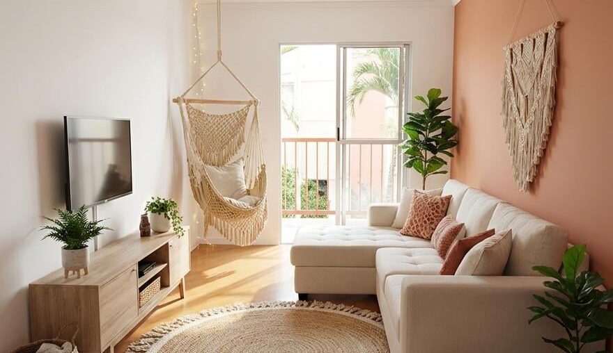 Eu estava travada na decoração da sala, então deixei uma AI sugerir o projeto.