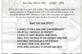 Come and hang out with us, food, fun and lots of wine