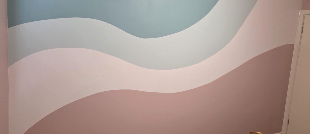 Painted my daughters room.