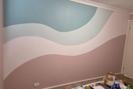 Painted my daughters room.