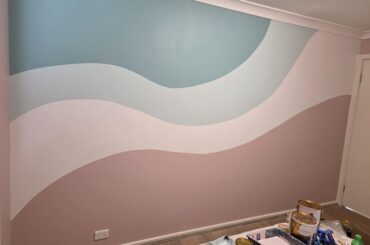 Painted my daughters room.