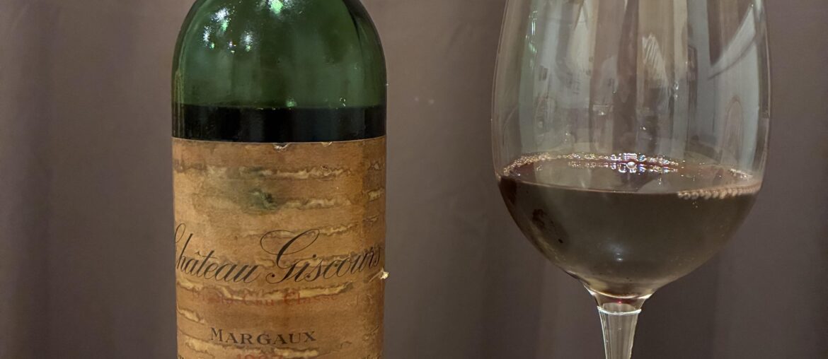 Monday Night Bordeaux: 1967 Chateau Giscours