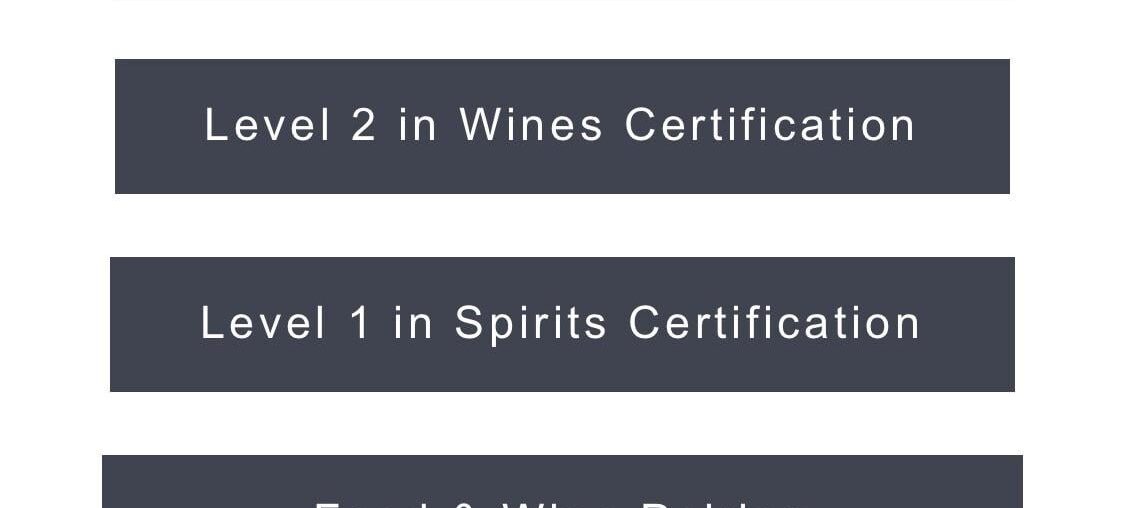 Fine Vintage (non-WSET) courses