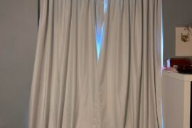 My new window area. Thank you for the help, especially to whomever mentioned privacy static cling