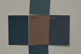 Which blue color in nursery to 'match' sisters room that is Hushed Aurburn?