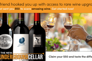Get $50 off first wine purchase