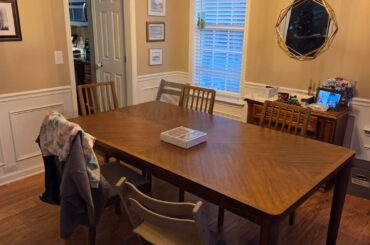 Help! Which chairs would lighten up our dining room?